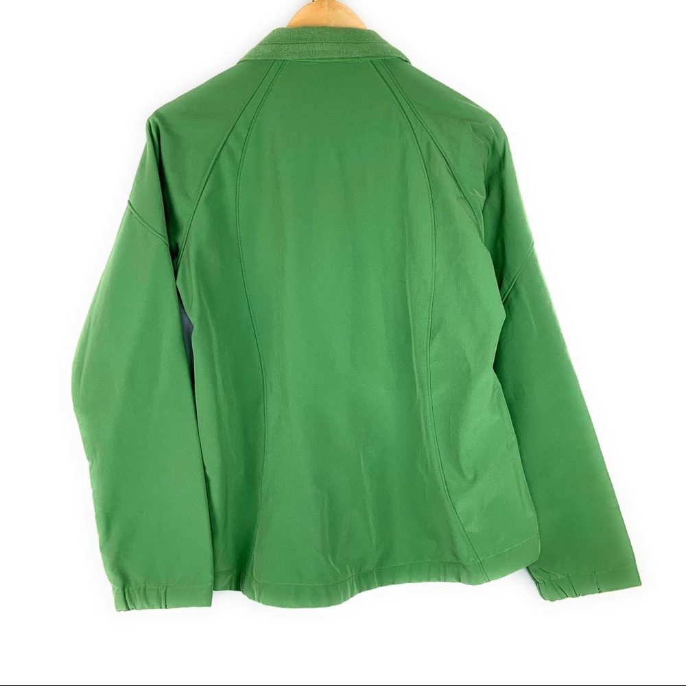 Black Diamond Green Zip Front Hard Shell Jacket - Picture 8 of 8